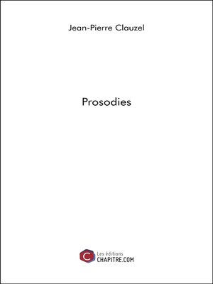 cover image of Prosodies